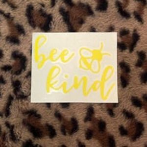 Bee Kind Vinyl Decal